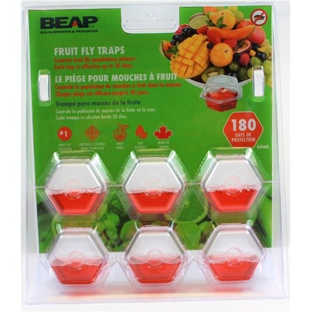 Bug Elimination And Prevention(Beapco) Bug Elimination and Prevention BeapCo 10036 Drop - Ins Fruit Fly Traps 10036